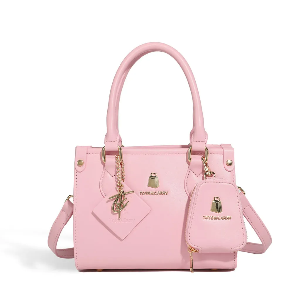 Bubble Gum Pink Mini Tote Bag