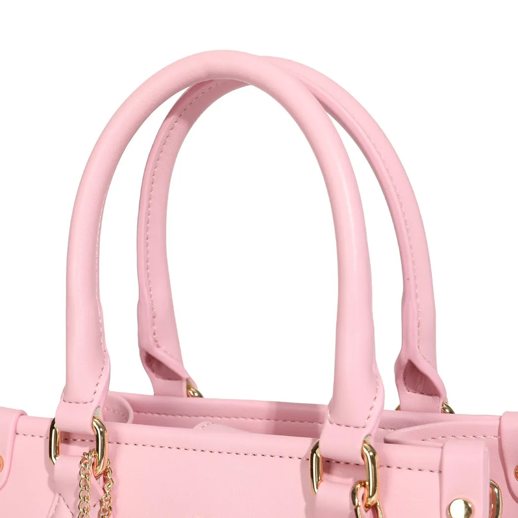 Bubble Gum Pink Mini Tote Bag