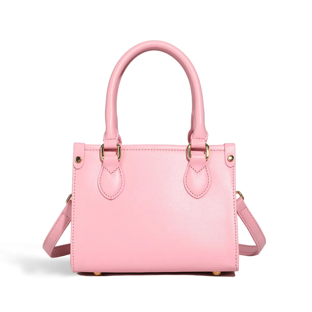 Bubble Gum Pink Mini Tote Bag