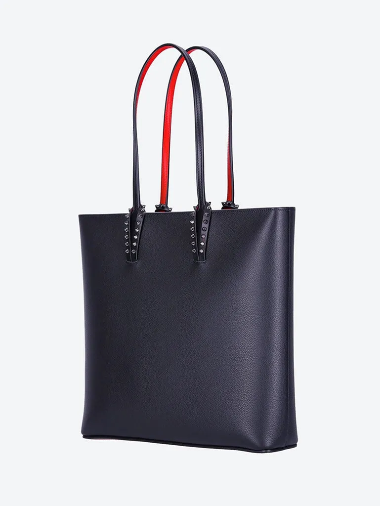 Cabata zipped leather tote bag