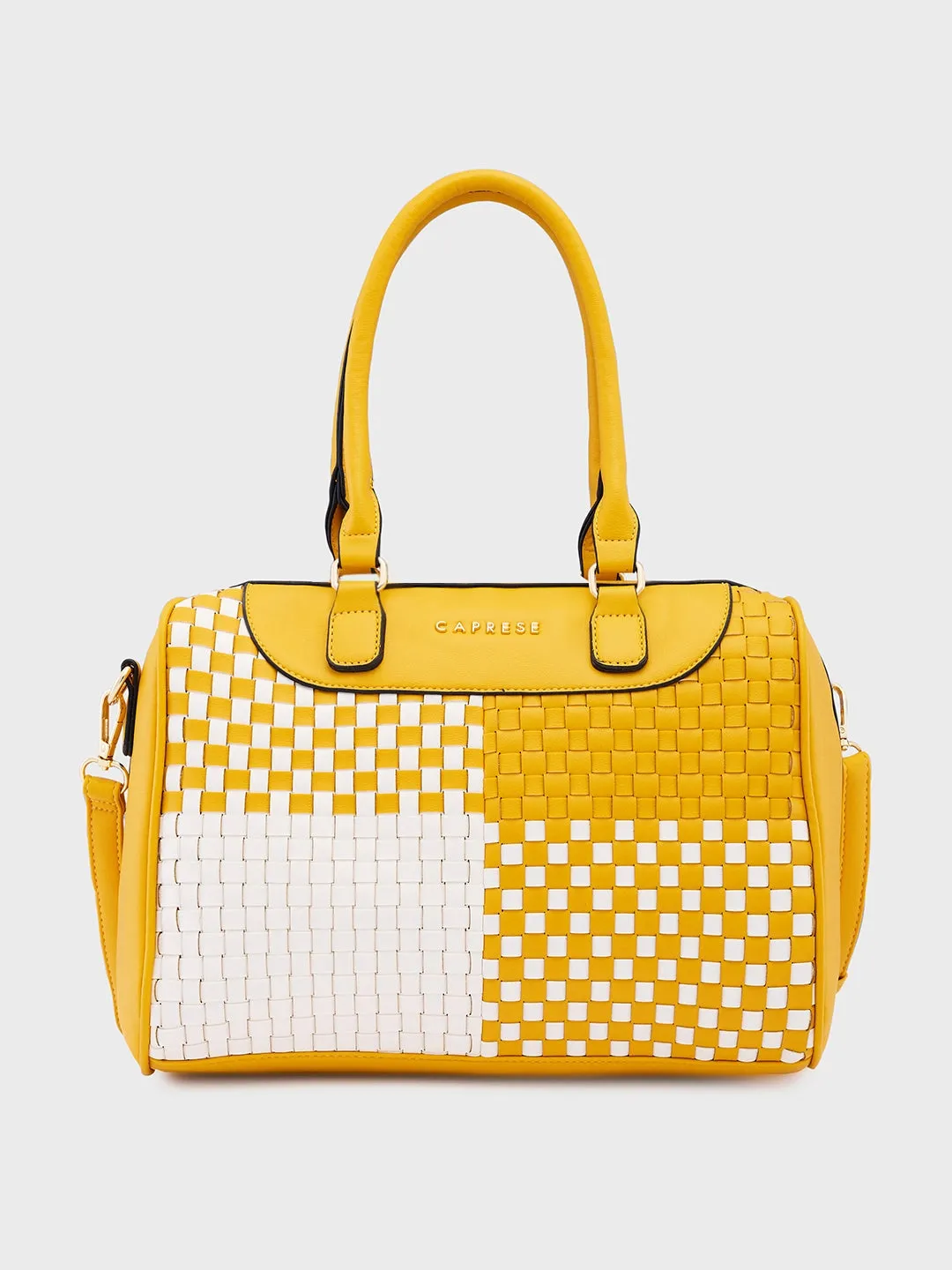 Caprese Aria Satchel Medium Mustard