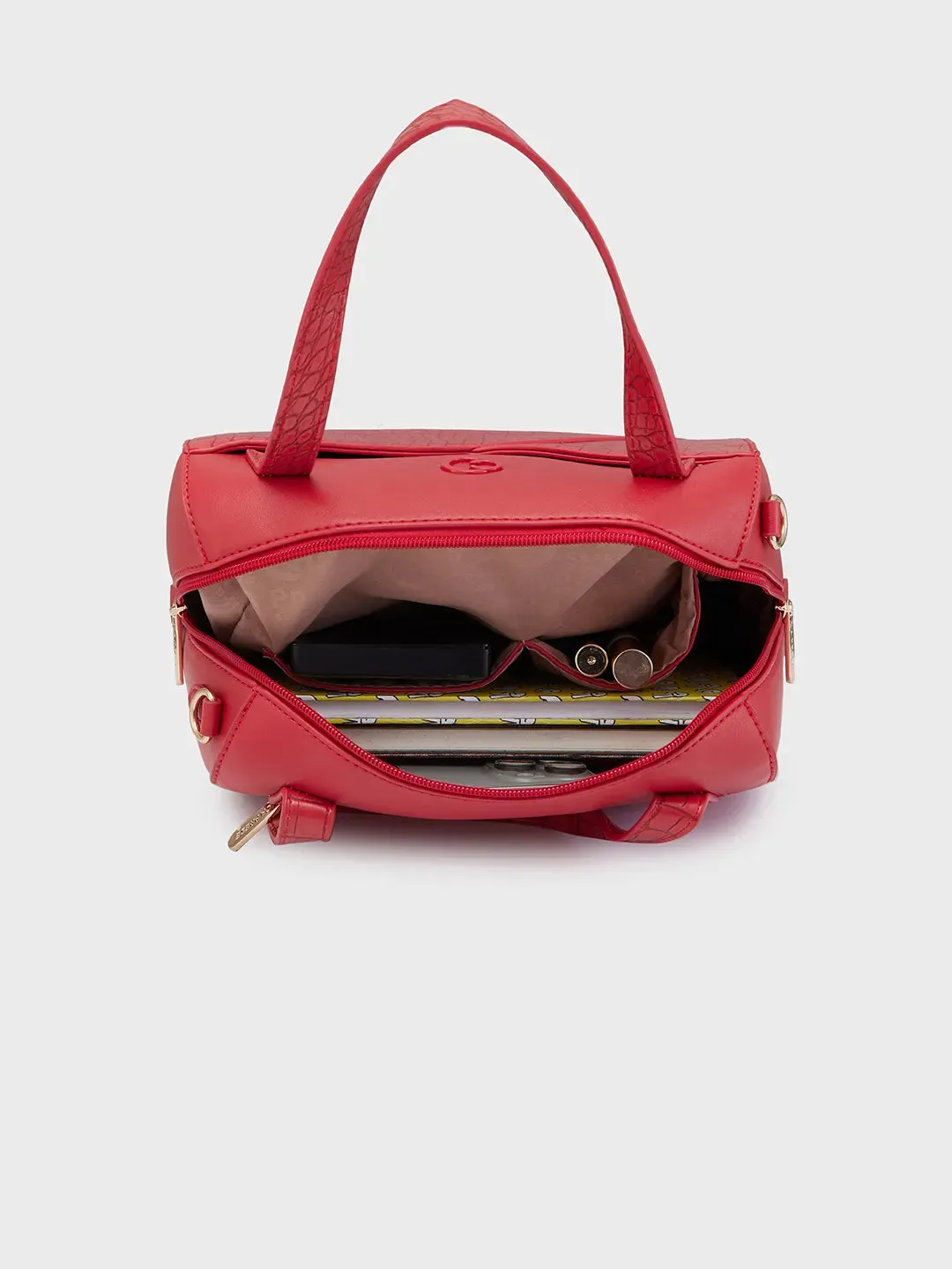 Caprese Cabo Satchel Medium Red