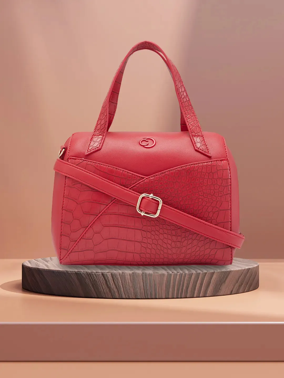 Caprese Cabo Satchel Medium Red