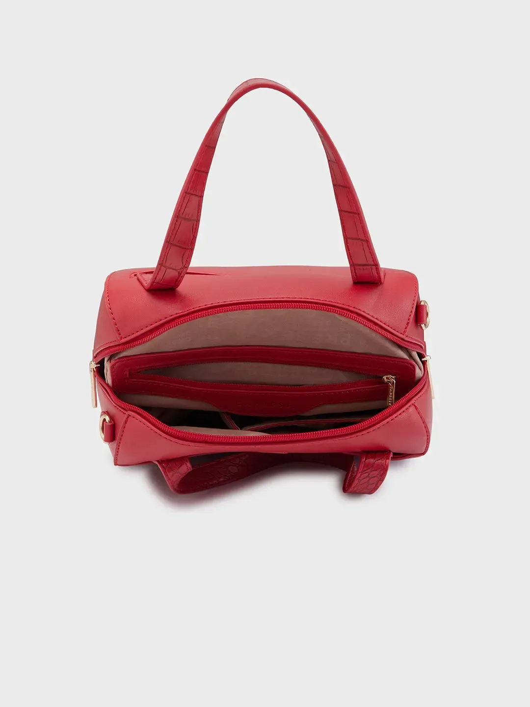 Caprese Cabo Satchel Medium Red