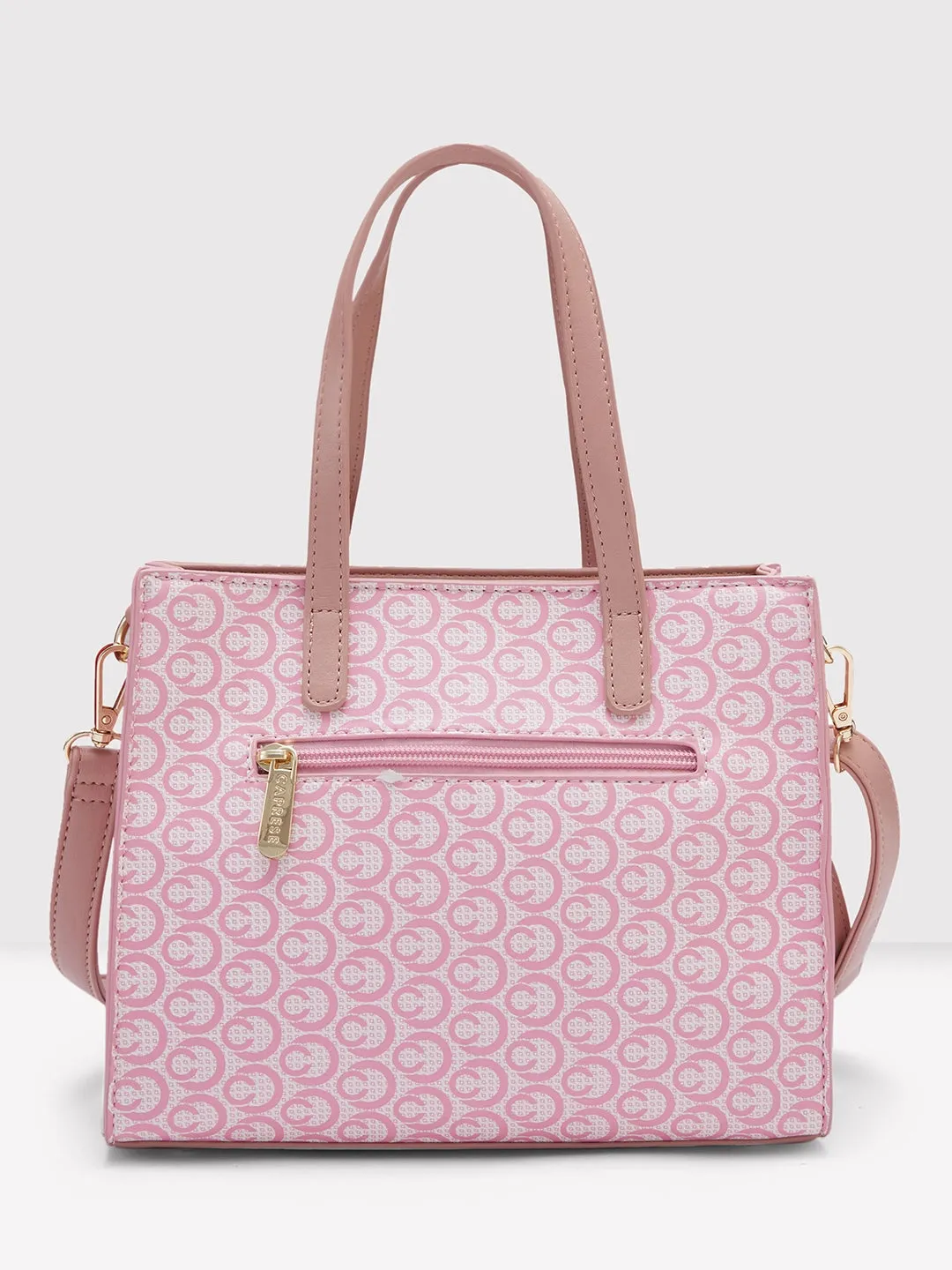 Caprese Callie Satchel Medium Dark Pink