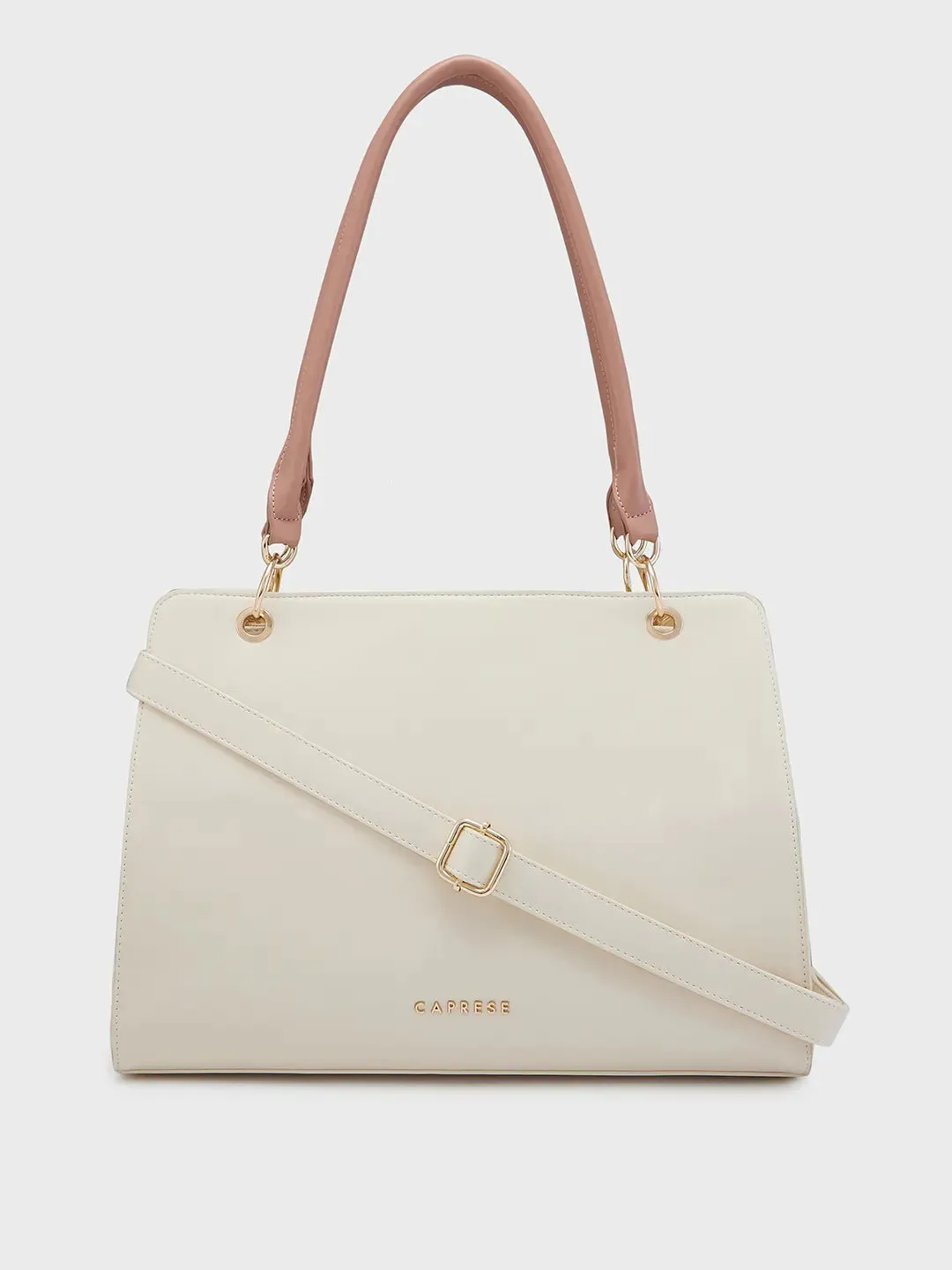 Caprese Capri Satchel Large Beige