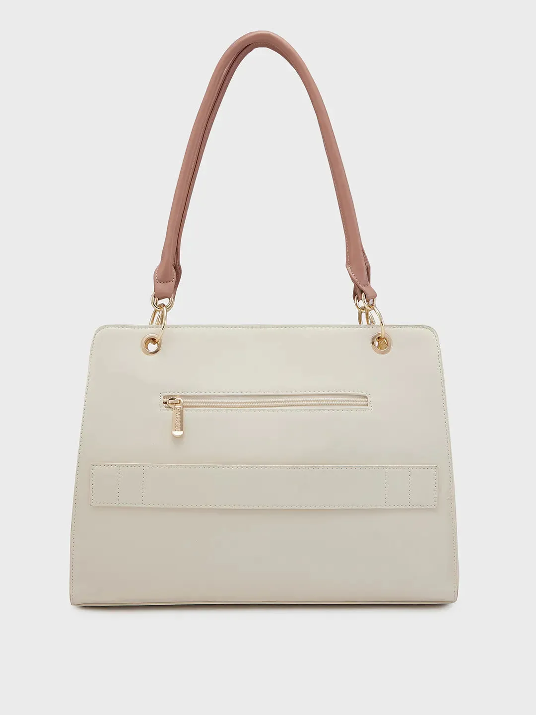 Caprese Capri Satchel Large Beige