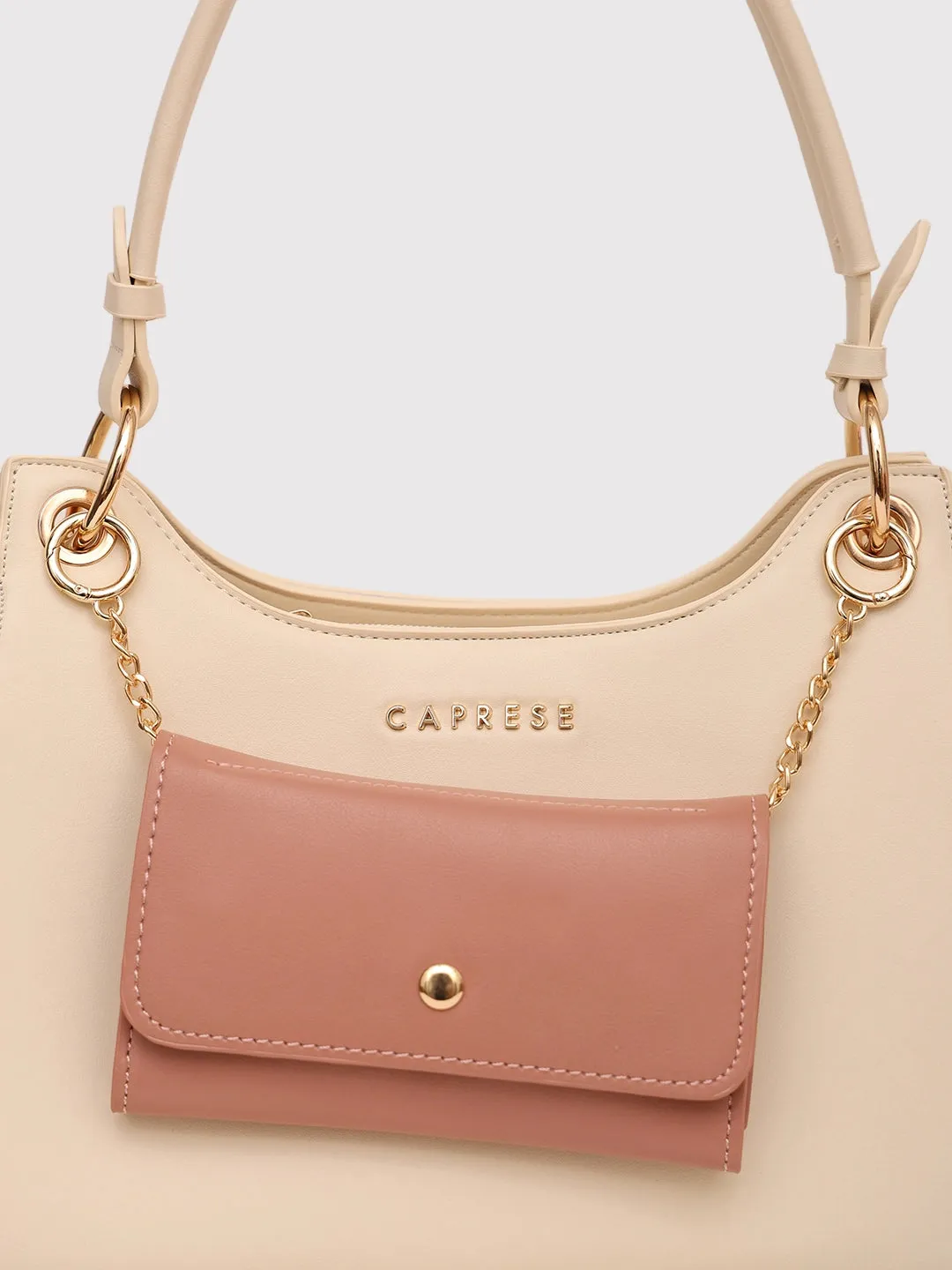 Caprese Capri Satchel Small Beige