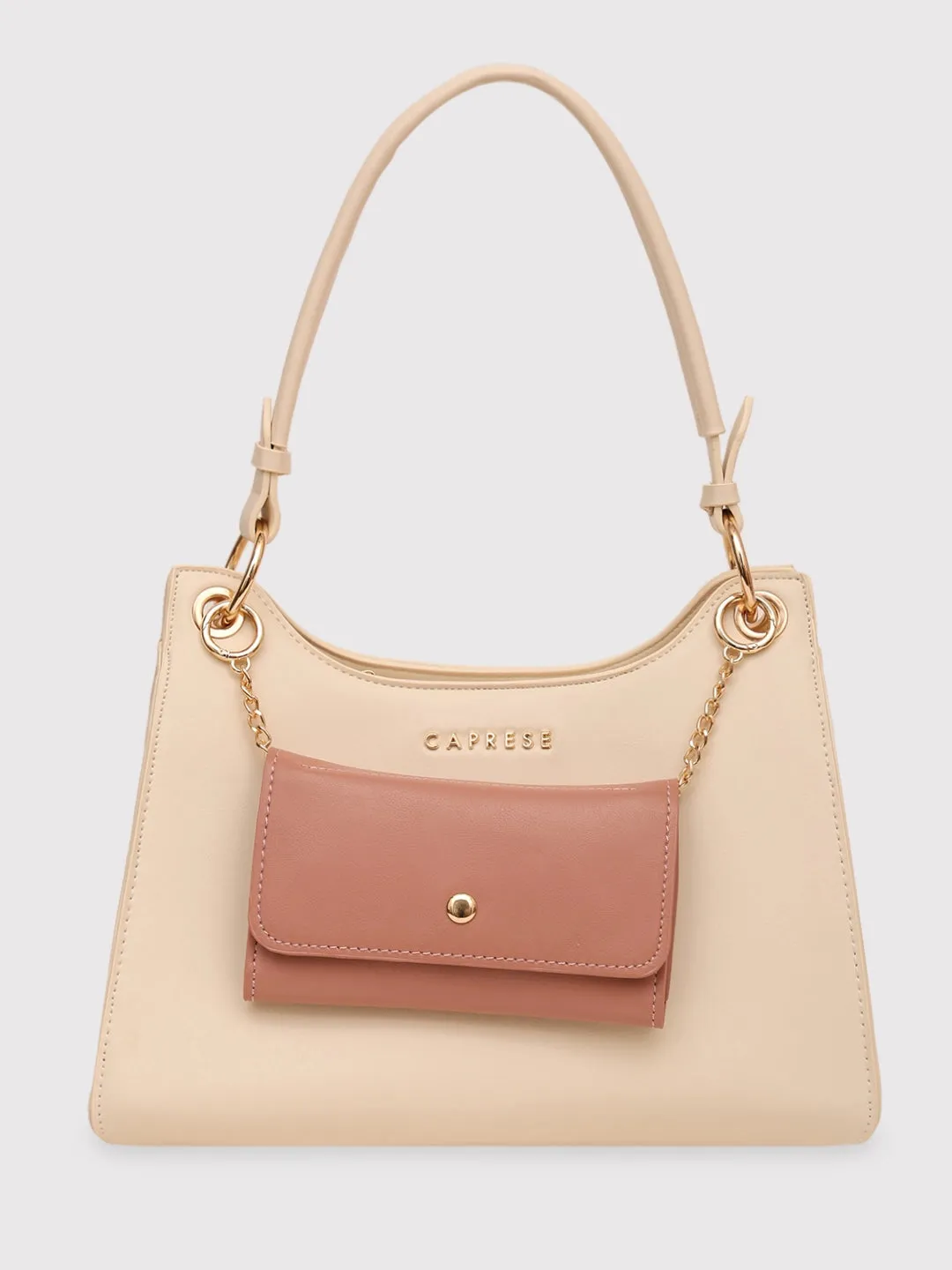 Caprese Capri Satchel Small Beige