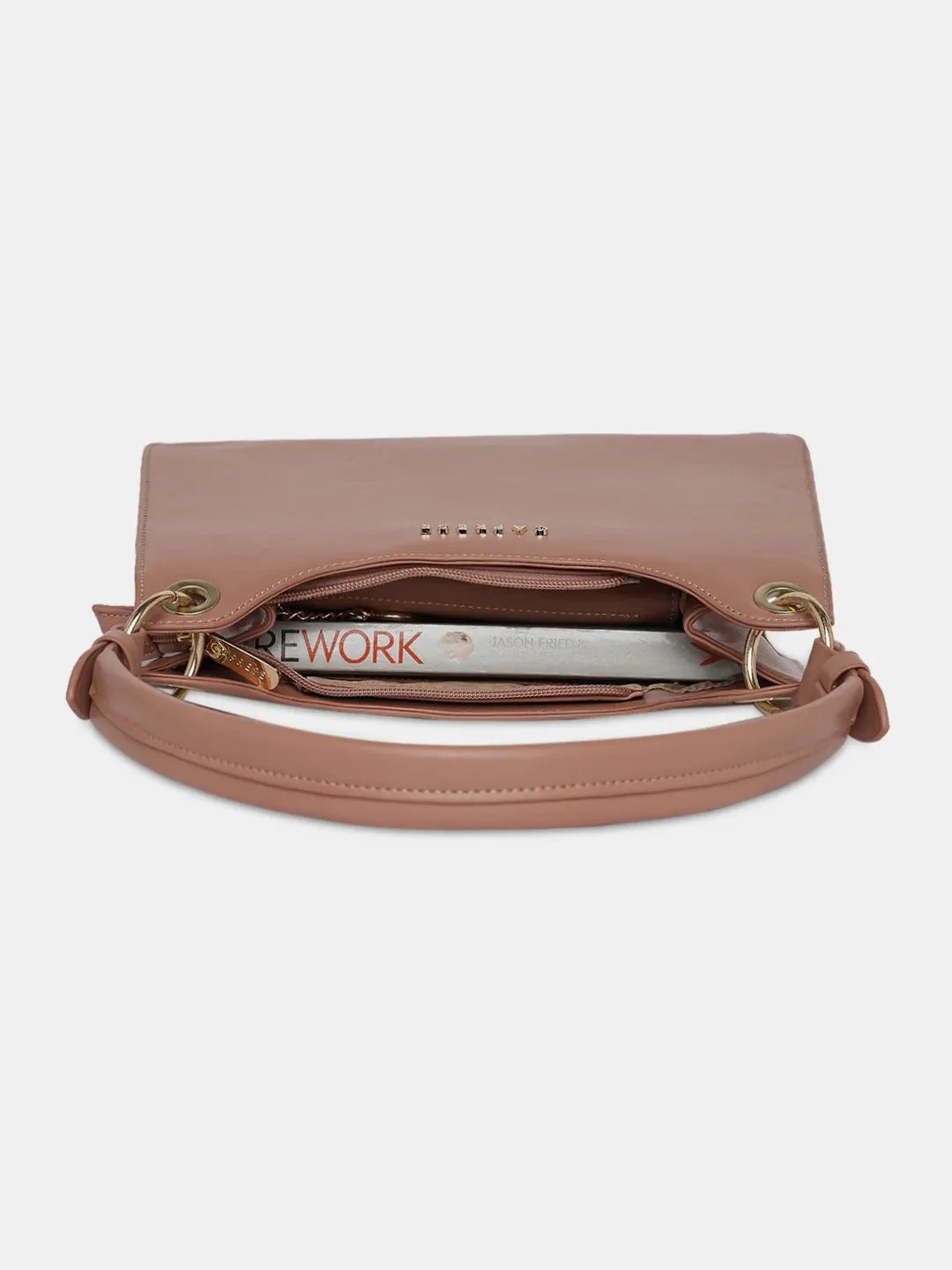 Caprese Capri Satchel Small Dusky Pink