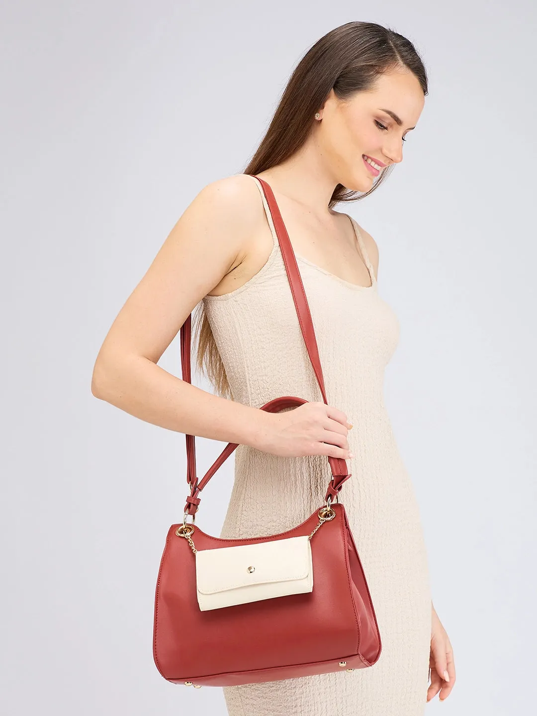 Caprese Capri Satchel Small Terra