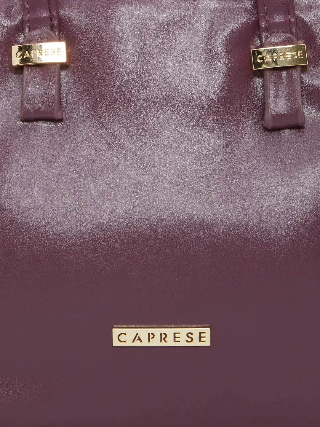 Caprese Carrie Satchel Medium Plum