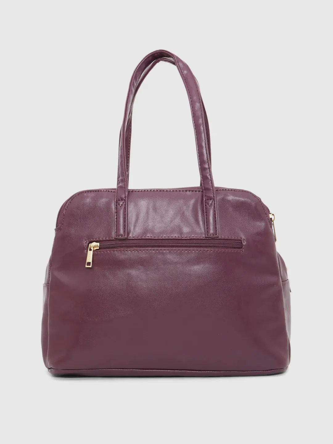 Caprese Carrie Satchel Medium Plum