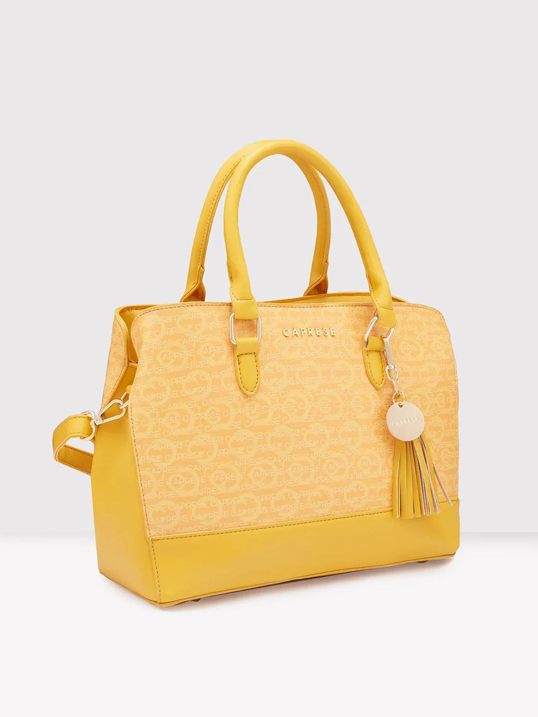 Caprese Cleo Satchel Large Yellow