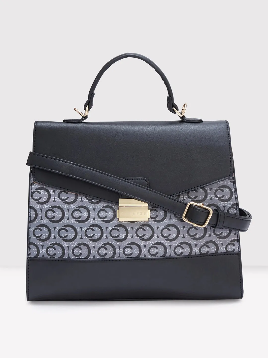 Caprese Cleo Satchel Medium Black