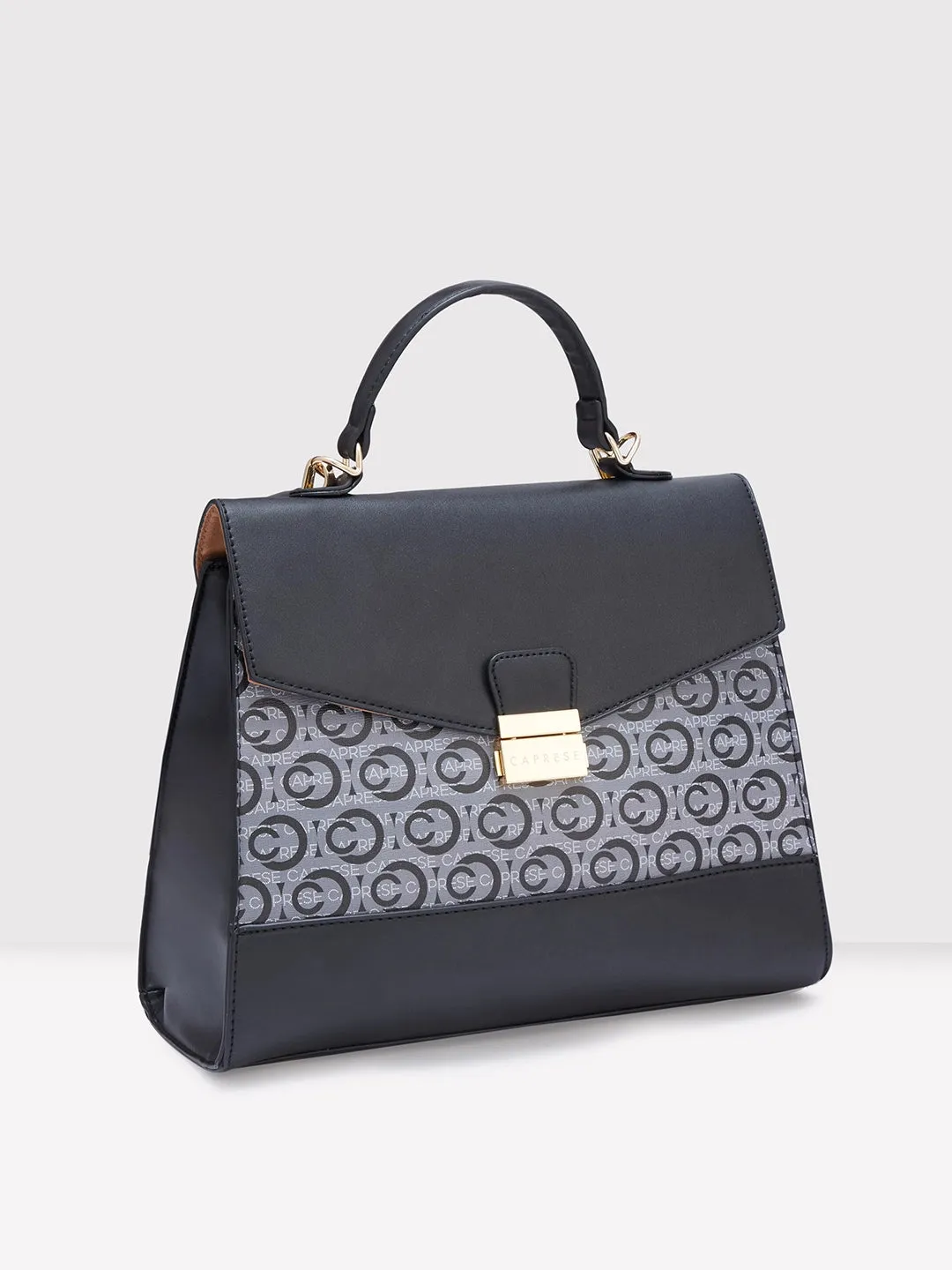 Caprese Cleo Satchel Medium Black