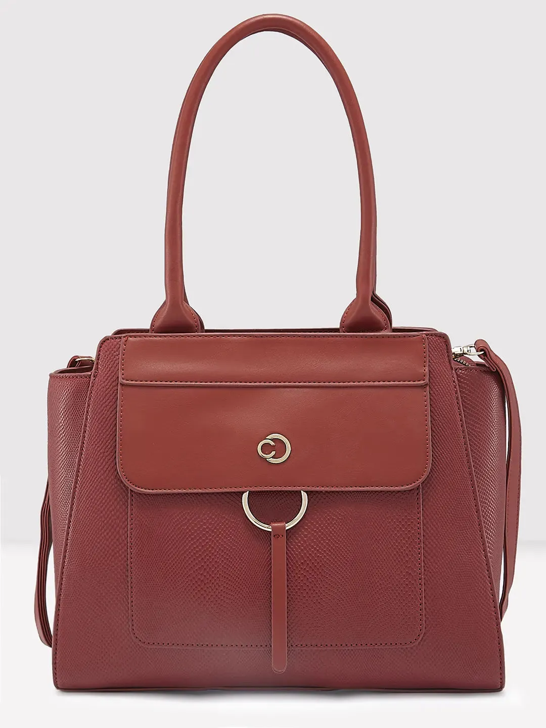 Caprese Dakota Satchel Large Terra