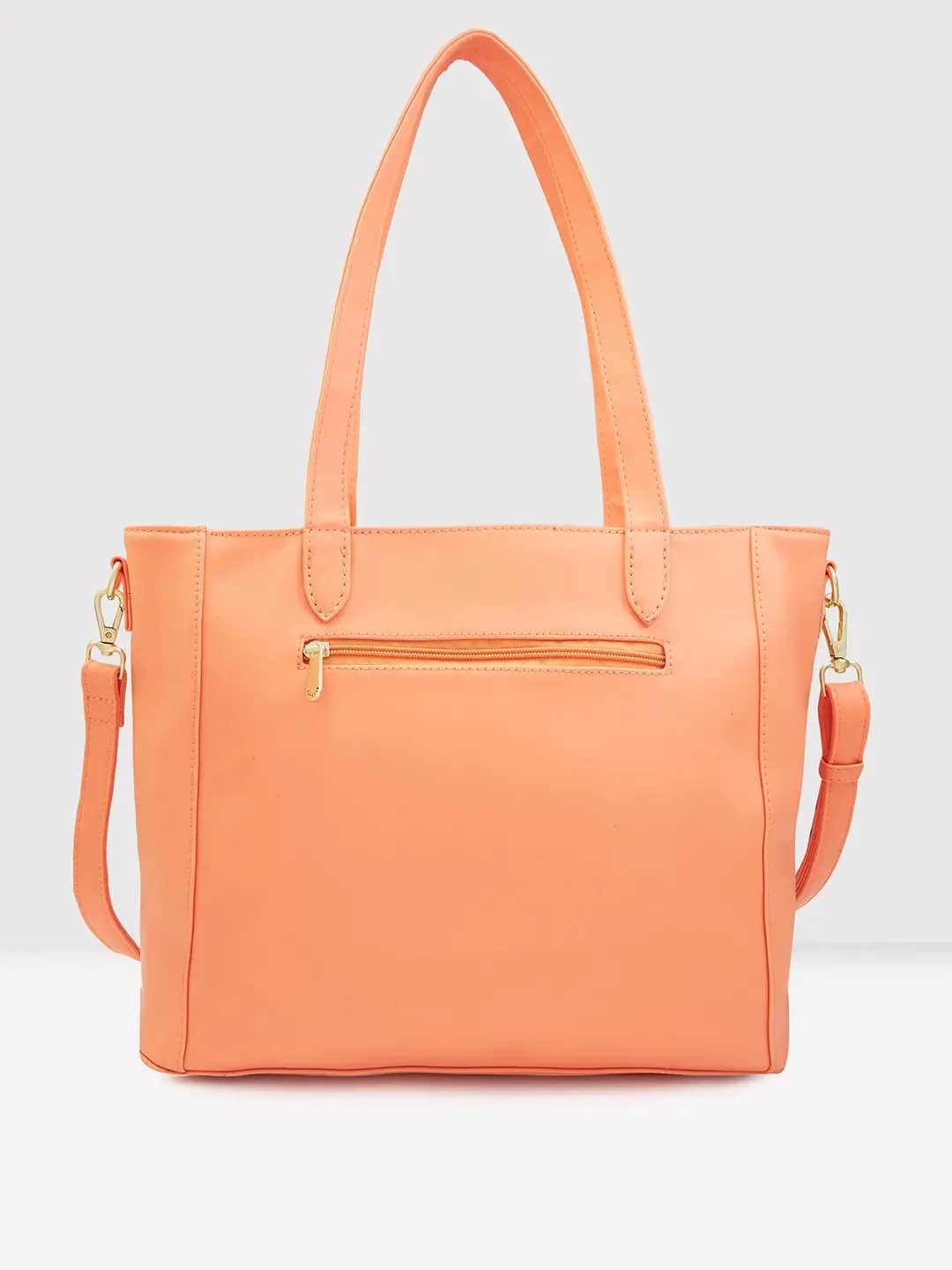 Caprese Dora Tote Large Office Handbag Coral