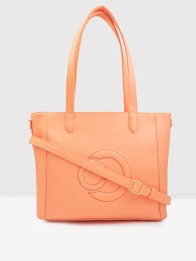 Caprese Dora Tote Large Office Handbag Coral