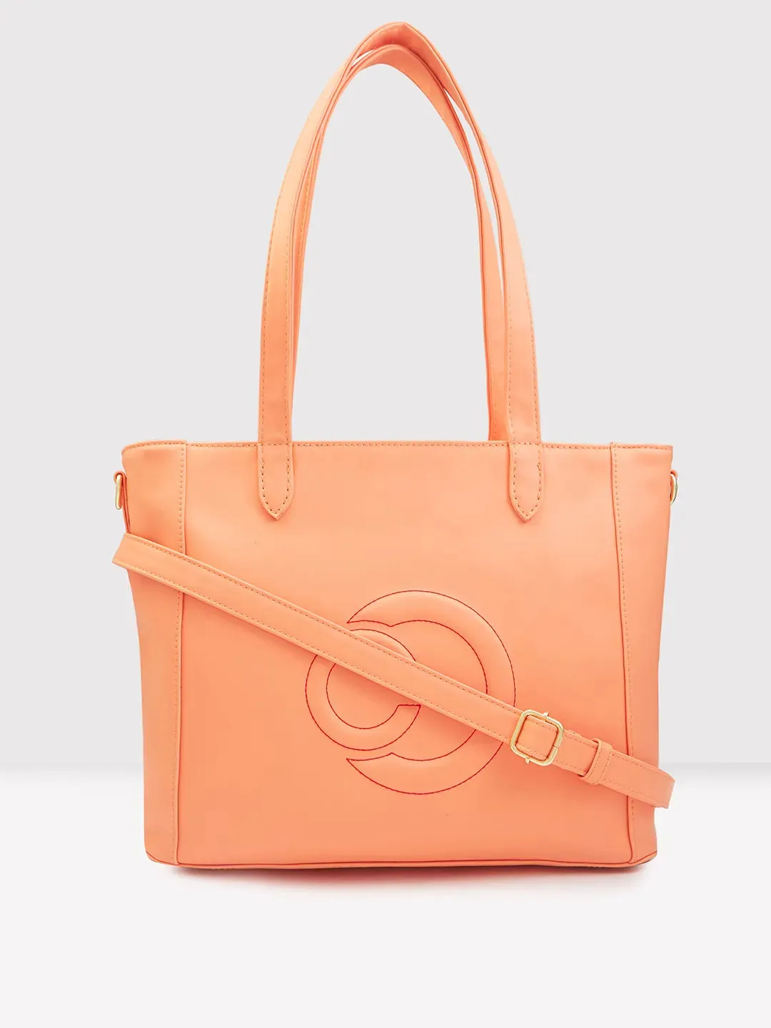 Caprese Dora Tote Large Office Handbag Coral