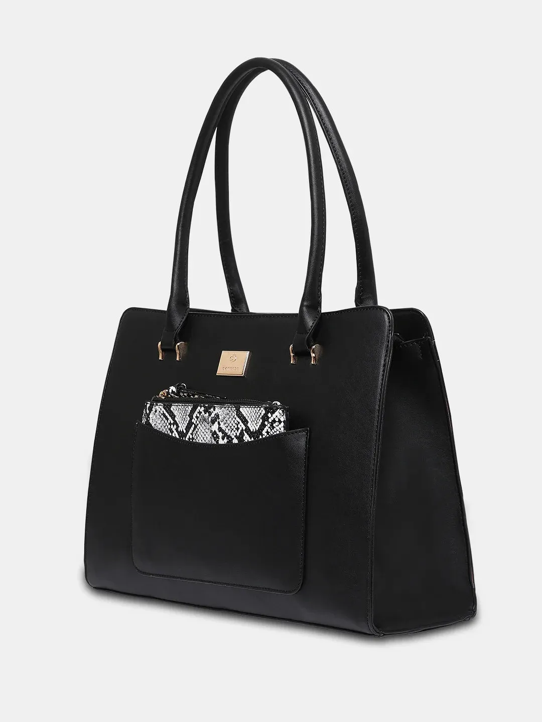 Caprese Ellis Satchel Large Black