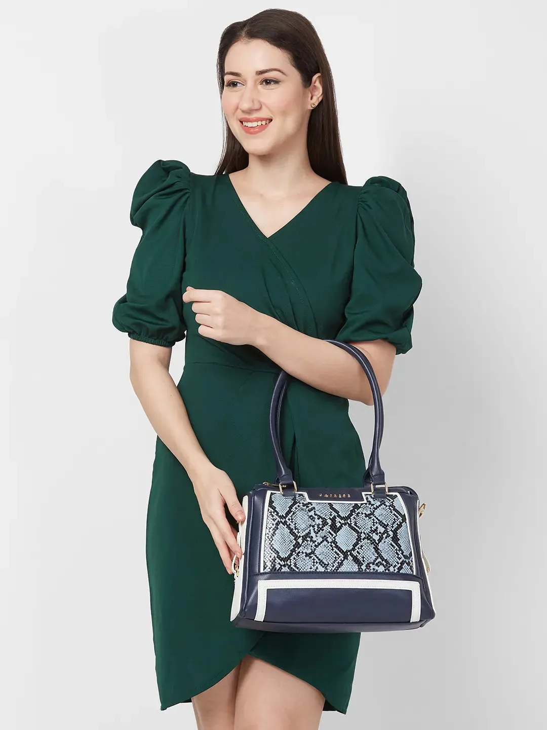 Caprese Ellis Satchel Medium Navy