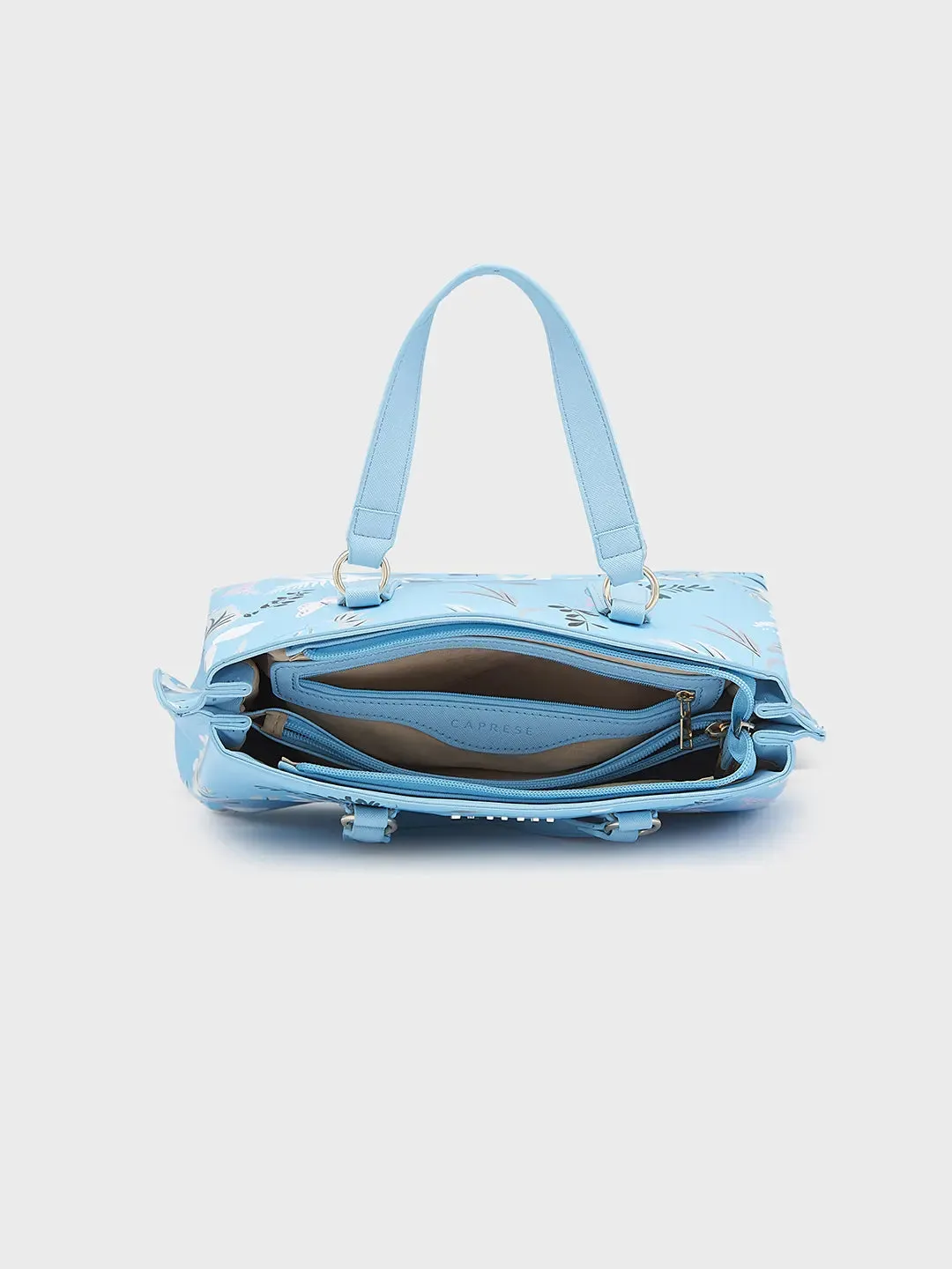 Caprese Gemma Satchel Medium Blue