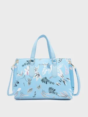 Caprese Gemma Satchel Medium Blue