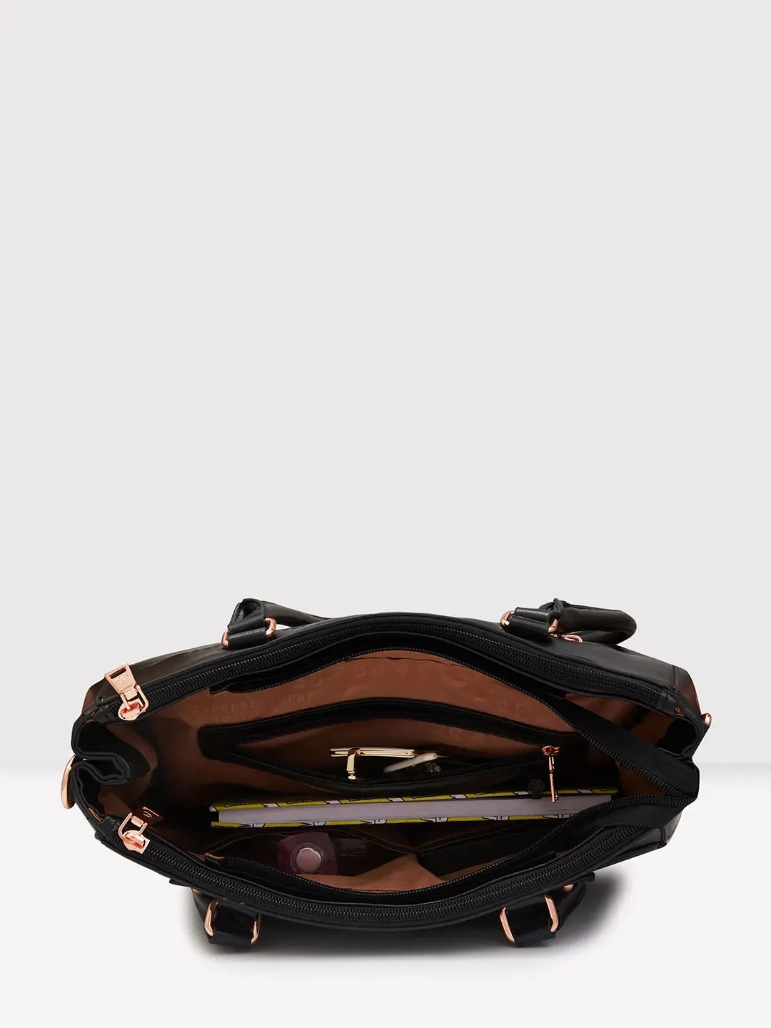 Caprese Gigi Satchel Large Black