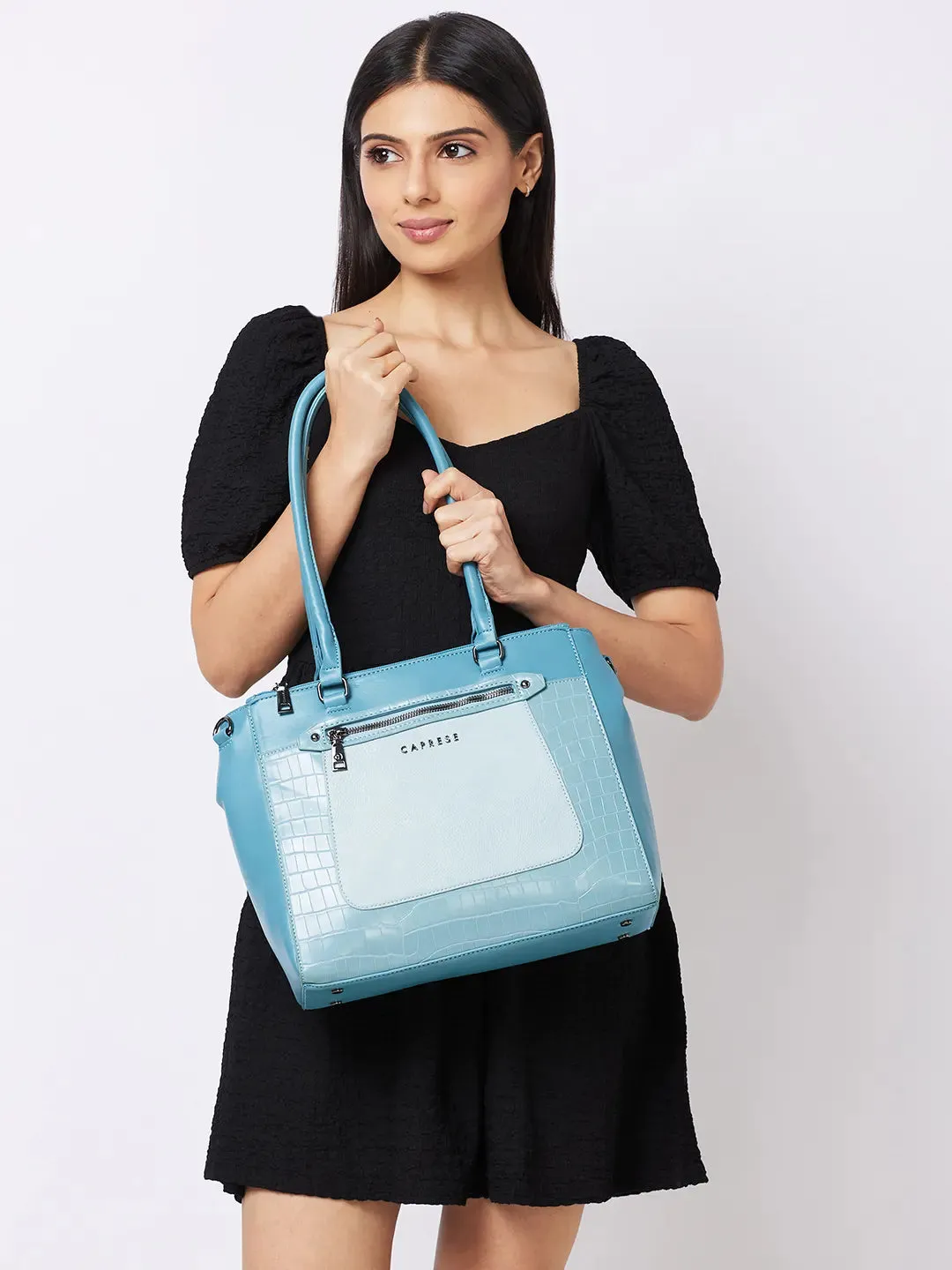 Caprese Gigi Satchel Large Sapphire