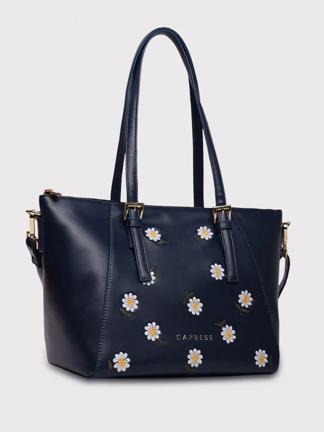 Caprese Kyle Satchel Medium Navy