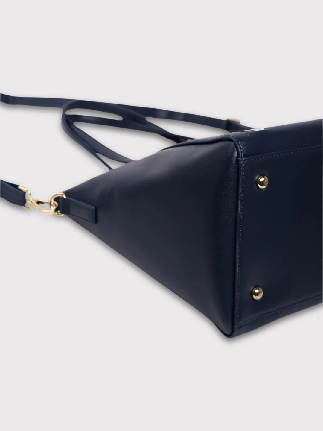 Caprese Kyle Satchel Medium Navy