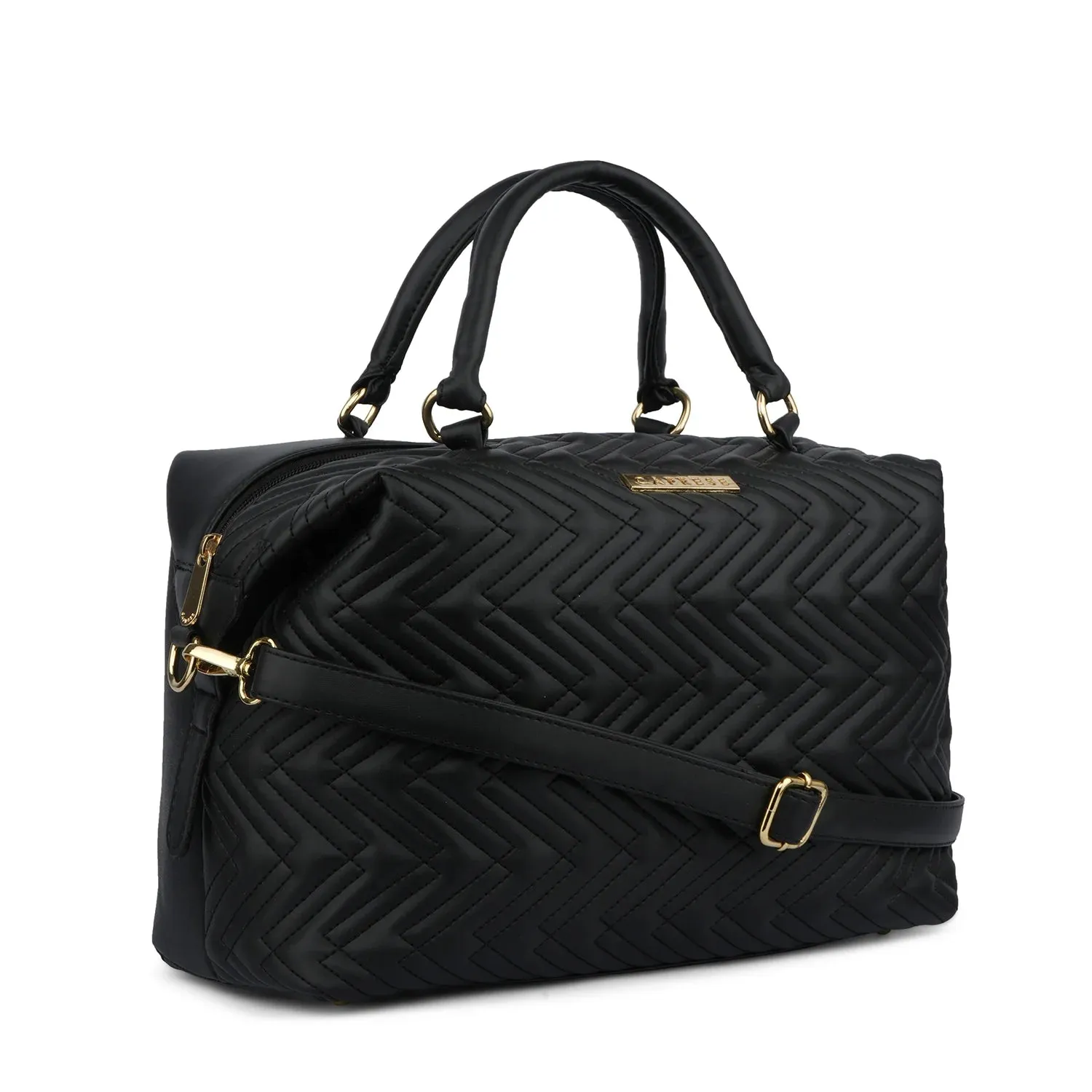 Caprese Mavis Satchel Medium Black