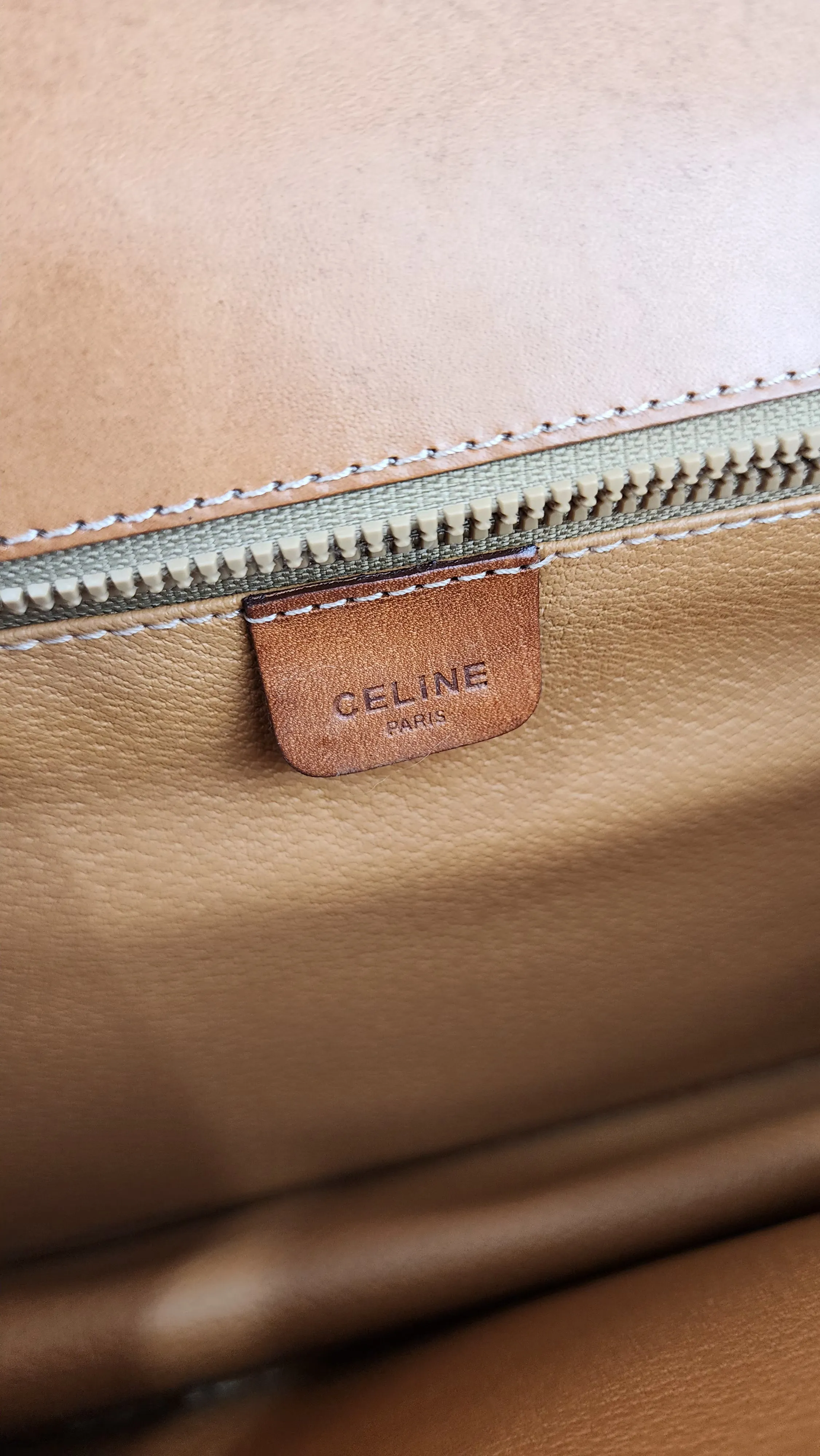 Celine Brown Macadam 2way Handbag - 874