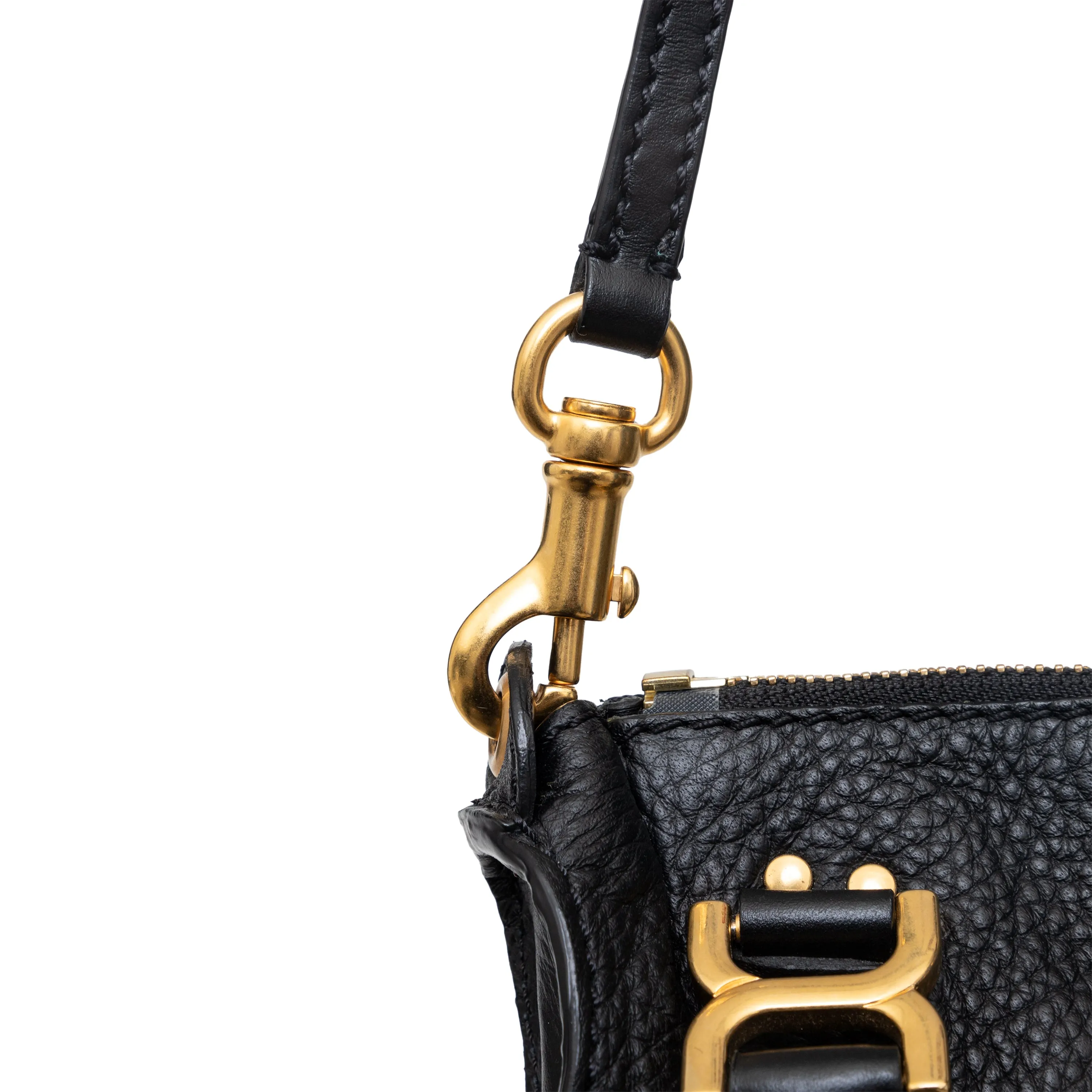 Chloe Mini Marcie Fringe Leather Crossbody Bag - '10s