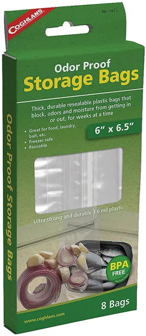 Coghlan's Odor Proof Storage Bags - 7.4" x 7.4"