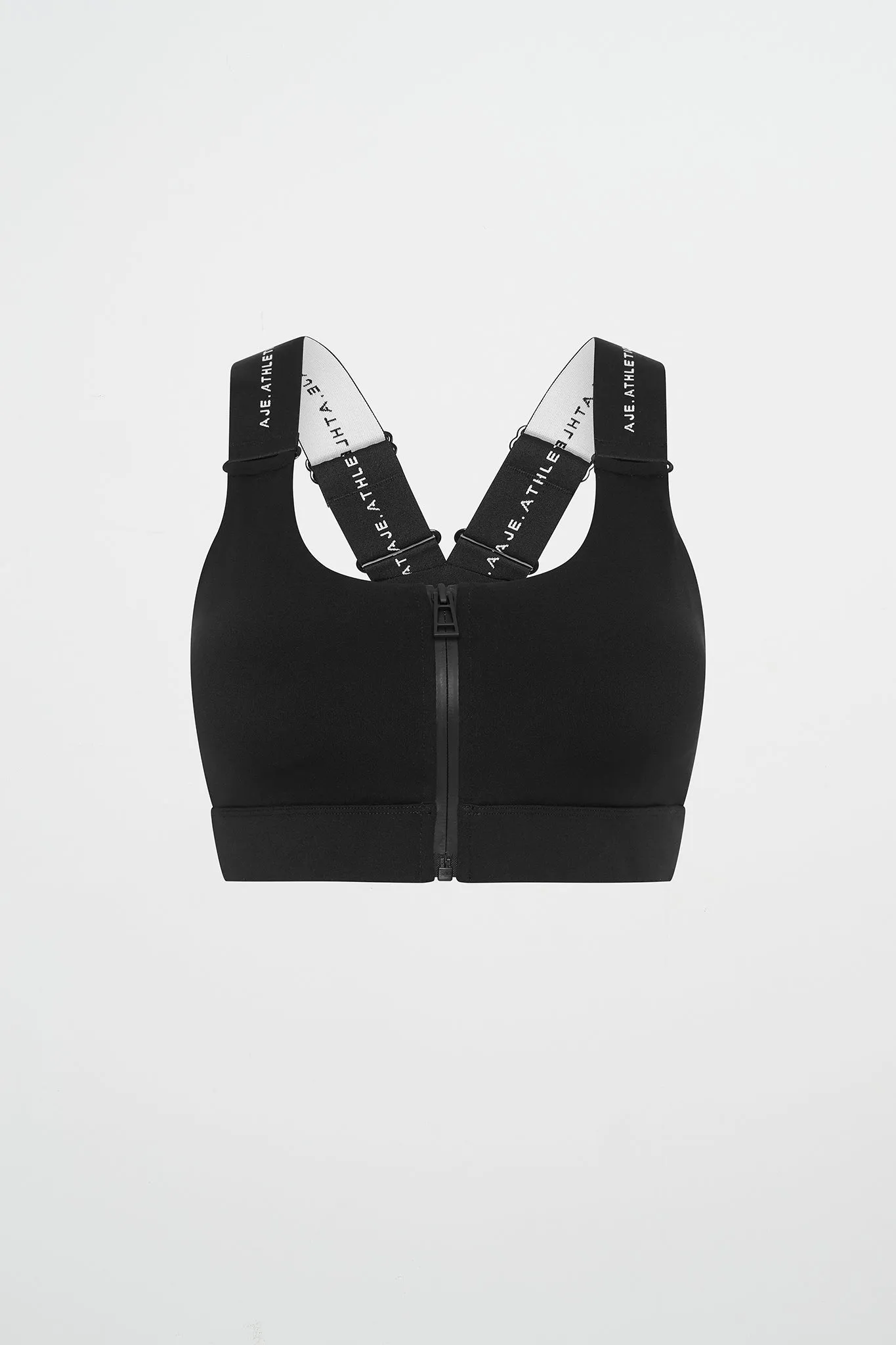 Contrast Zip Sports Bra 304