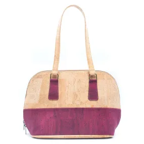 Dual Toned Natural Cork Tote Bag