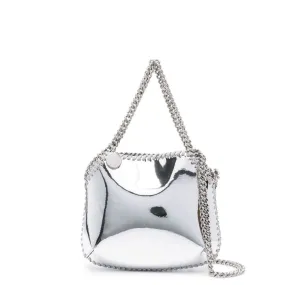 Falabella Mini Evening Bag Mirror, Silver