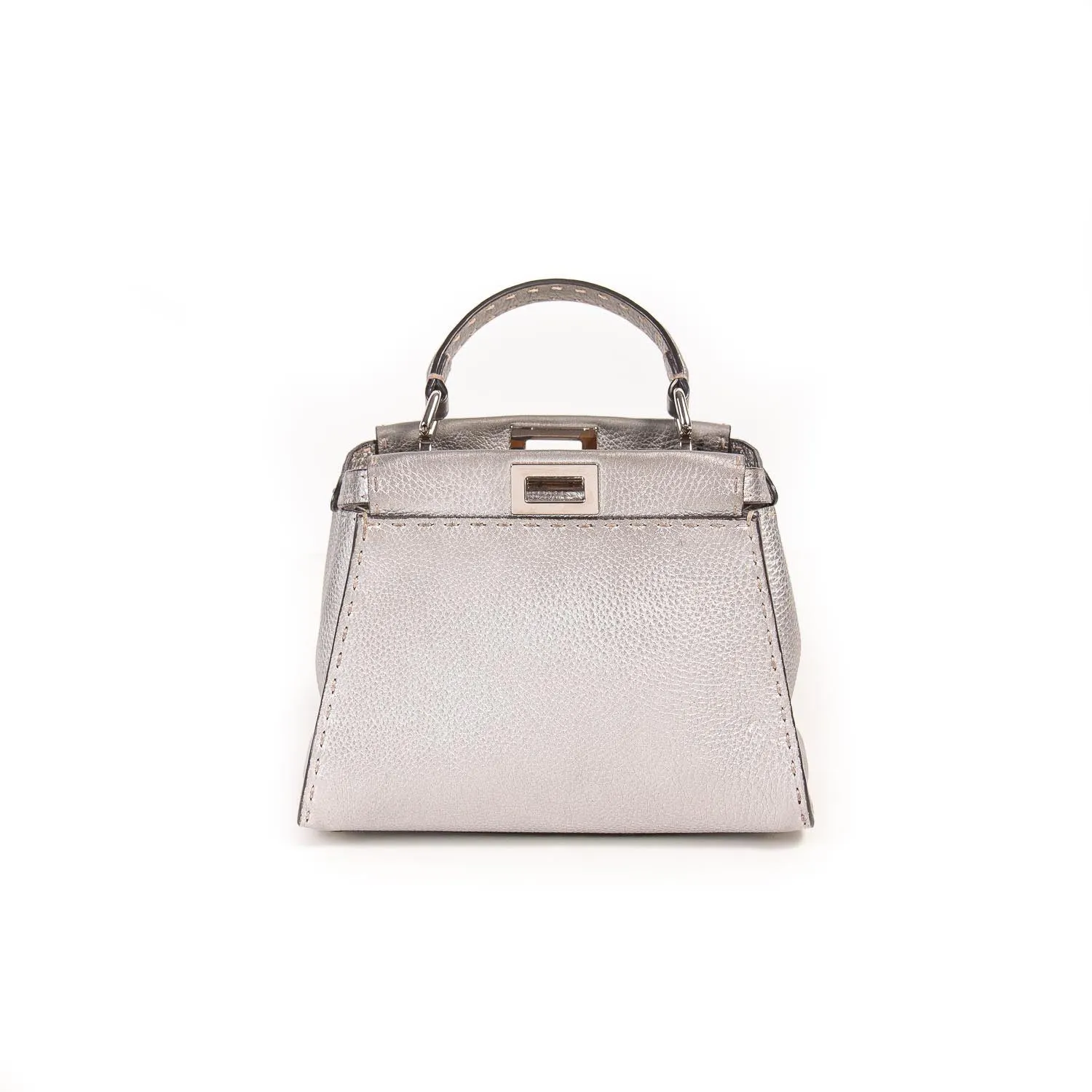 Fendi Peekaboo Selleria Mini Bag