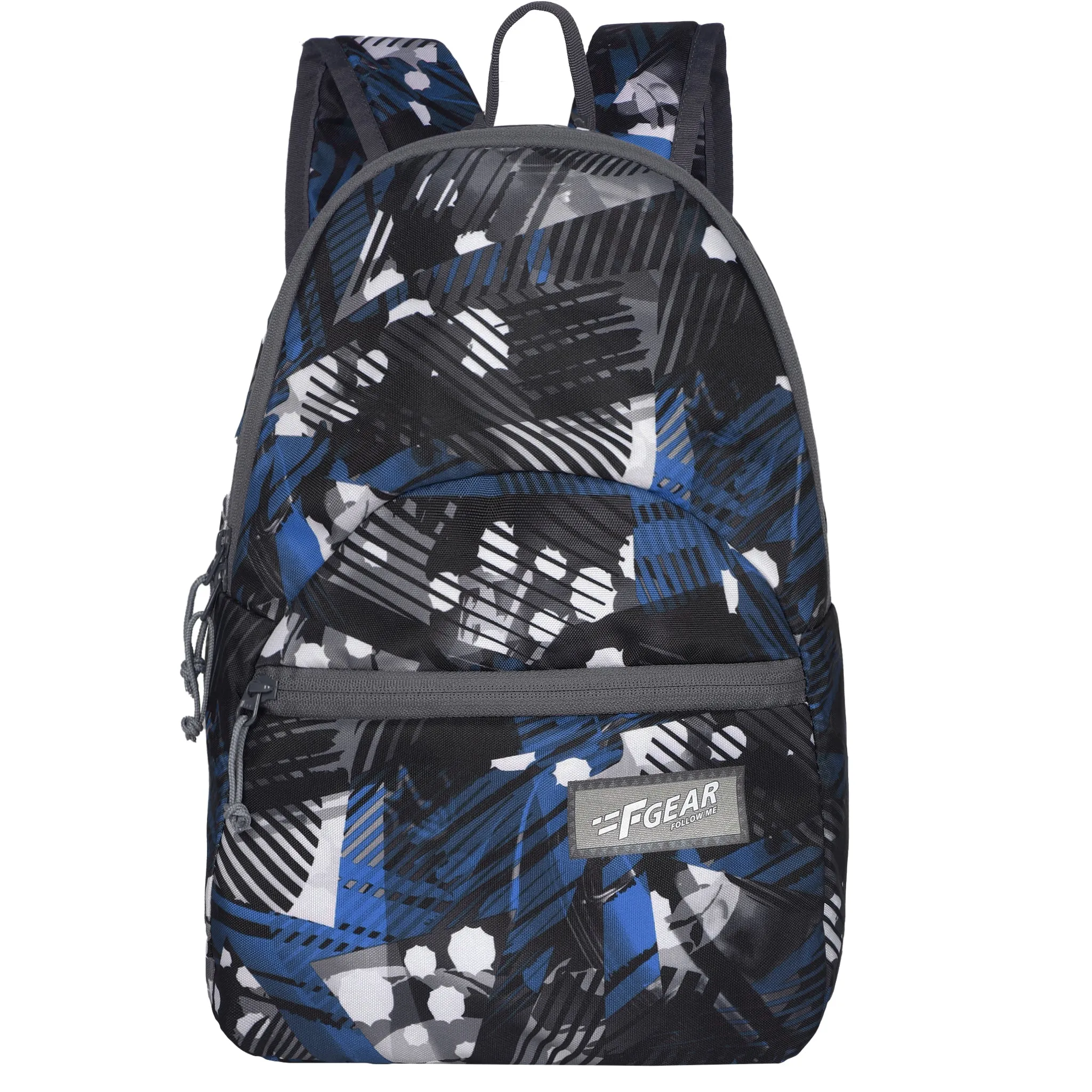 Ferris Geometric Blue Black Backpack