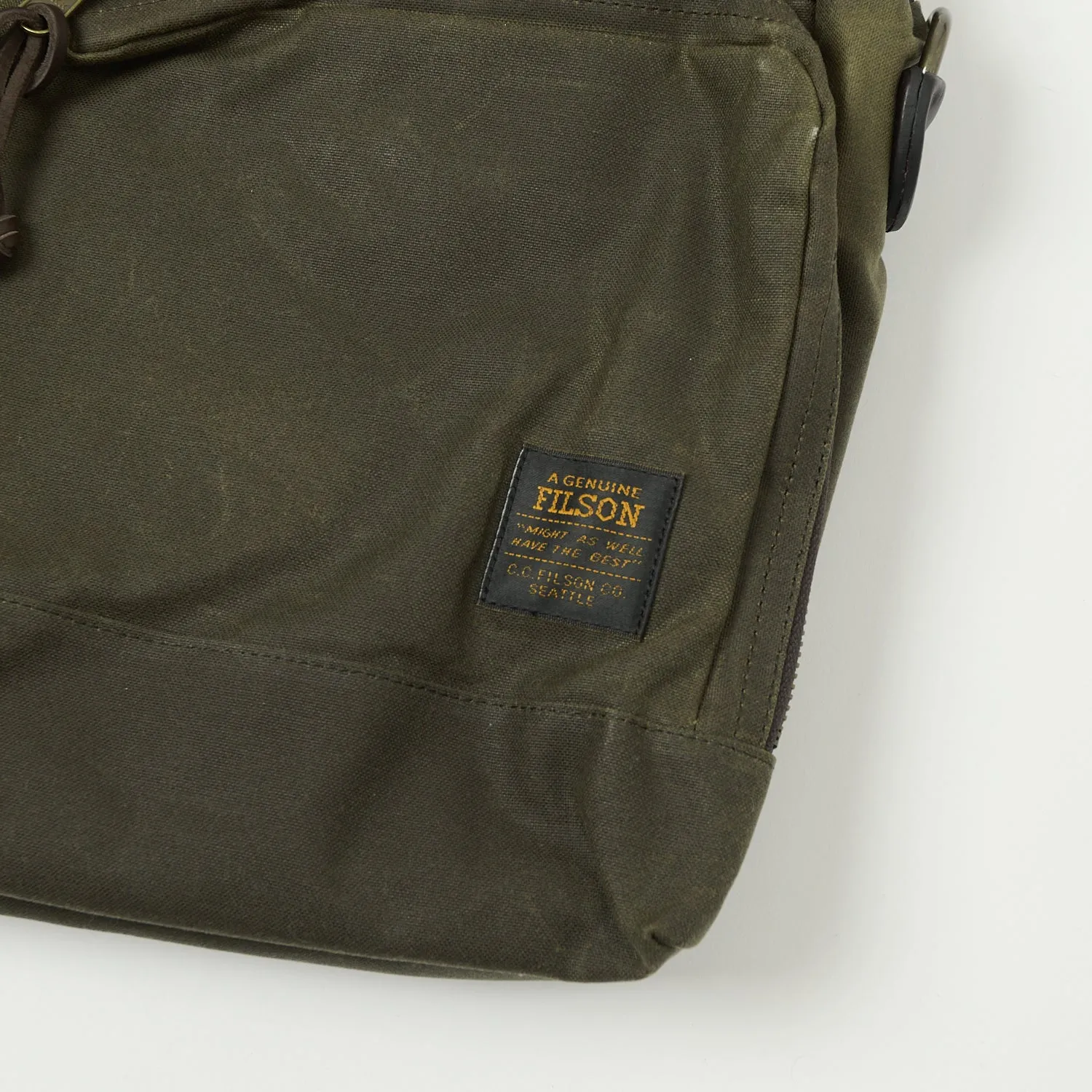 Filson 24-Hour Tin Cloth Briefcase - Otter Green