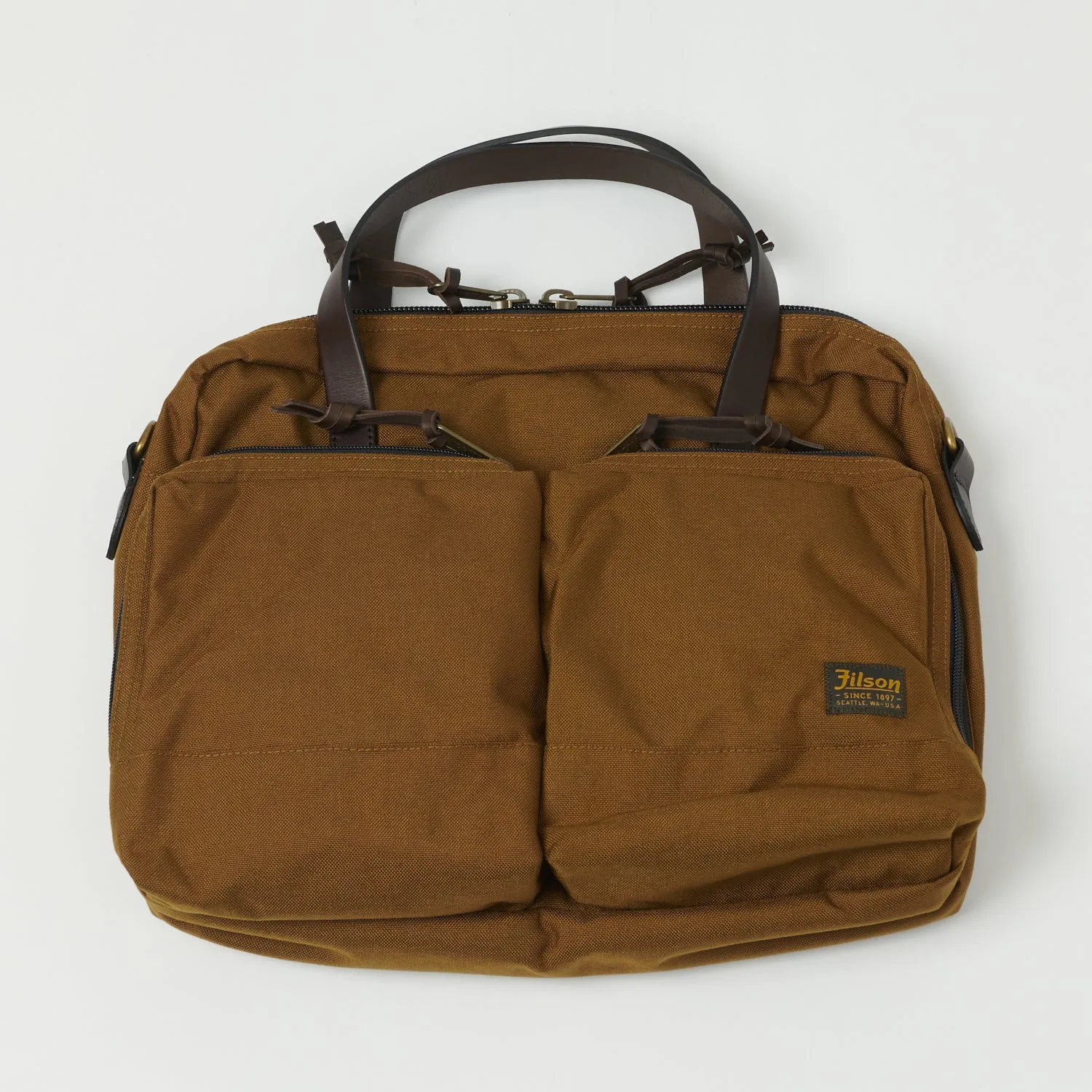 Filson Dryden Briefcase - Whiskey