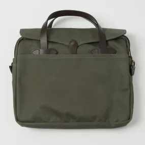 Filson Rugged Twill Original Briefcase - Otter Green