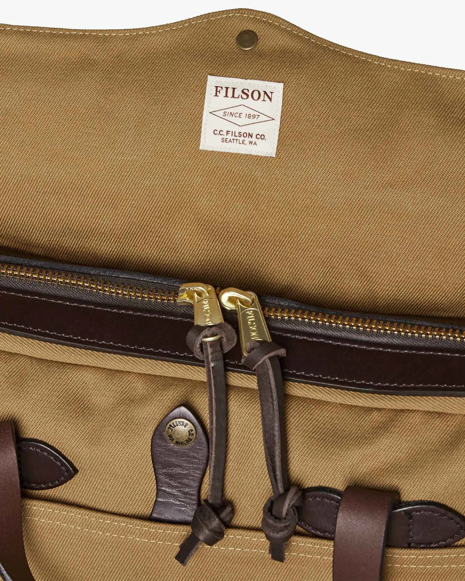 Filson Rugged Twill Original Briefcase - Tan