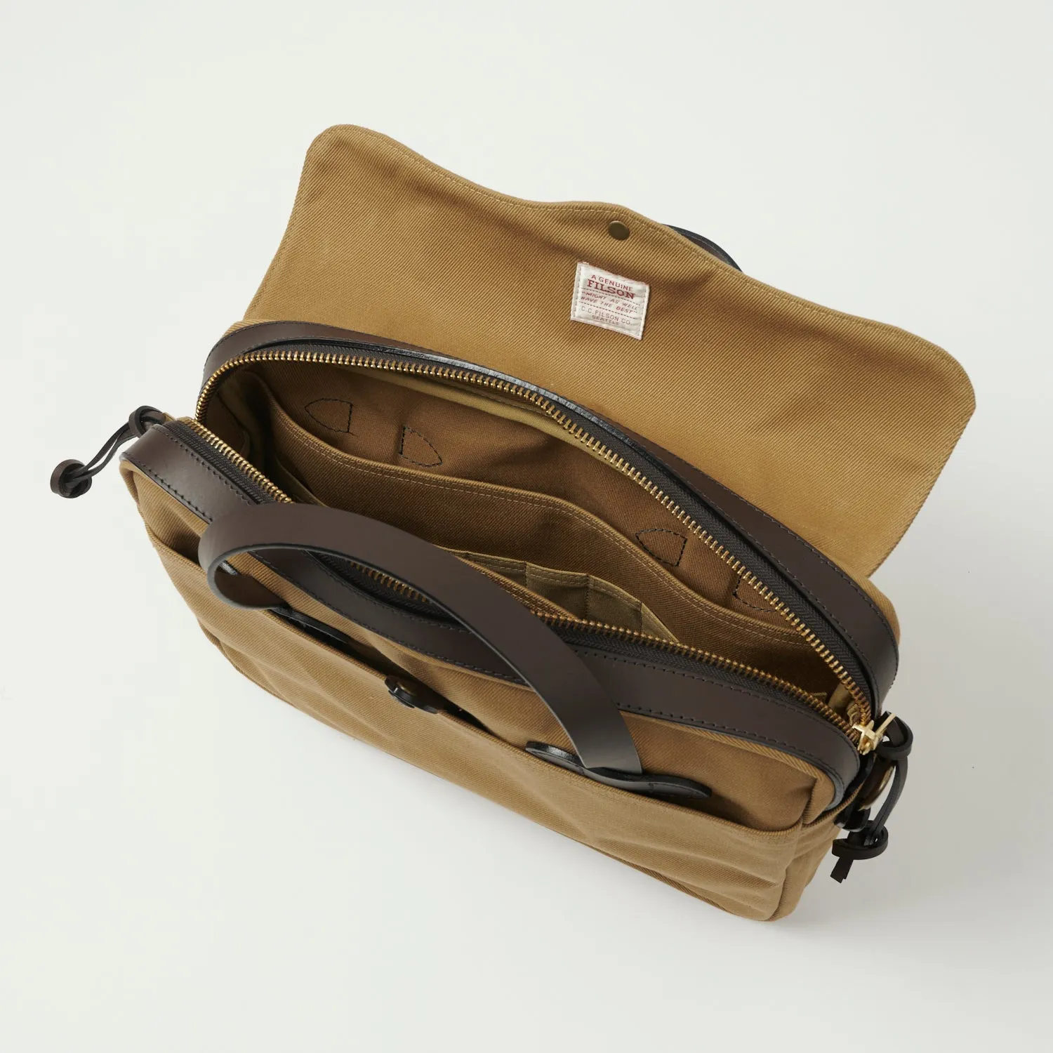 Filson Rugged Twill Original Briefcase - Tan