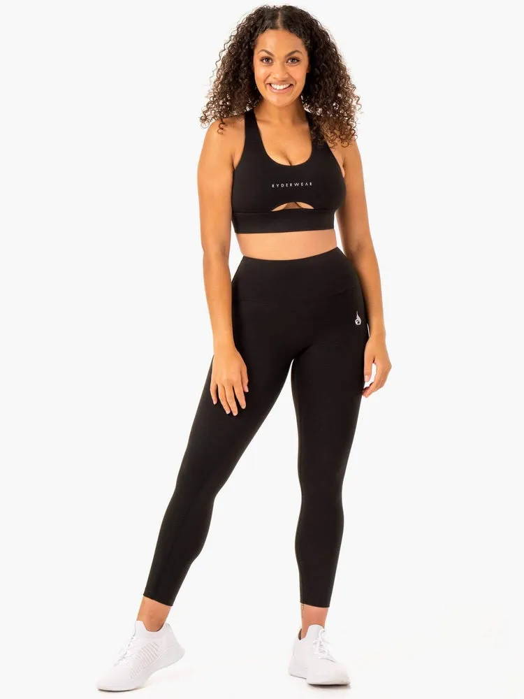 FOCUS CONTOUR SPORTS BRA - BLACK