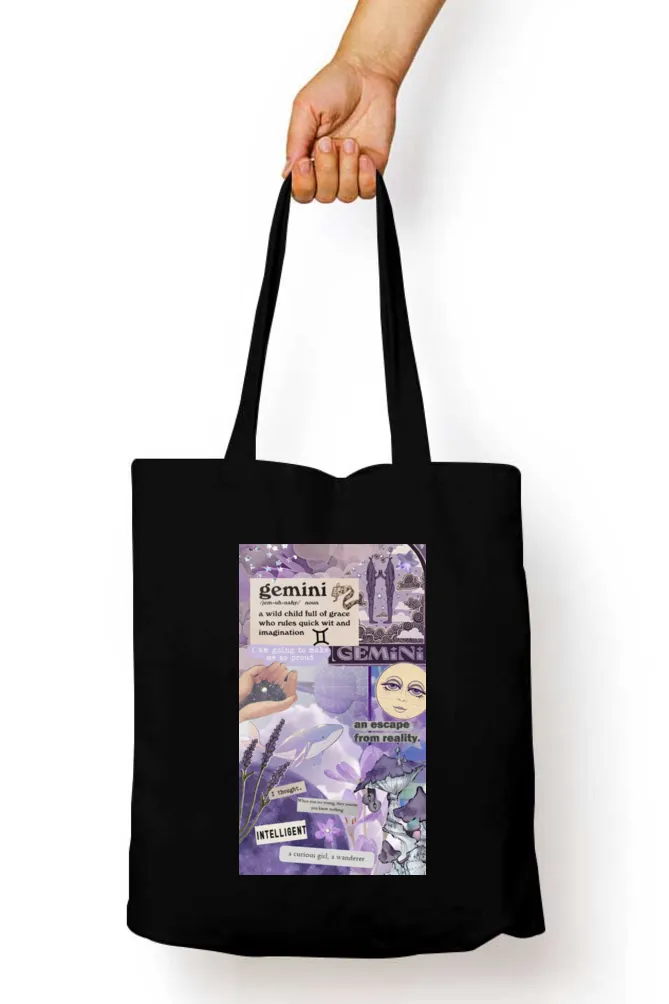 Gemini Zodiac Tote Bag