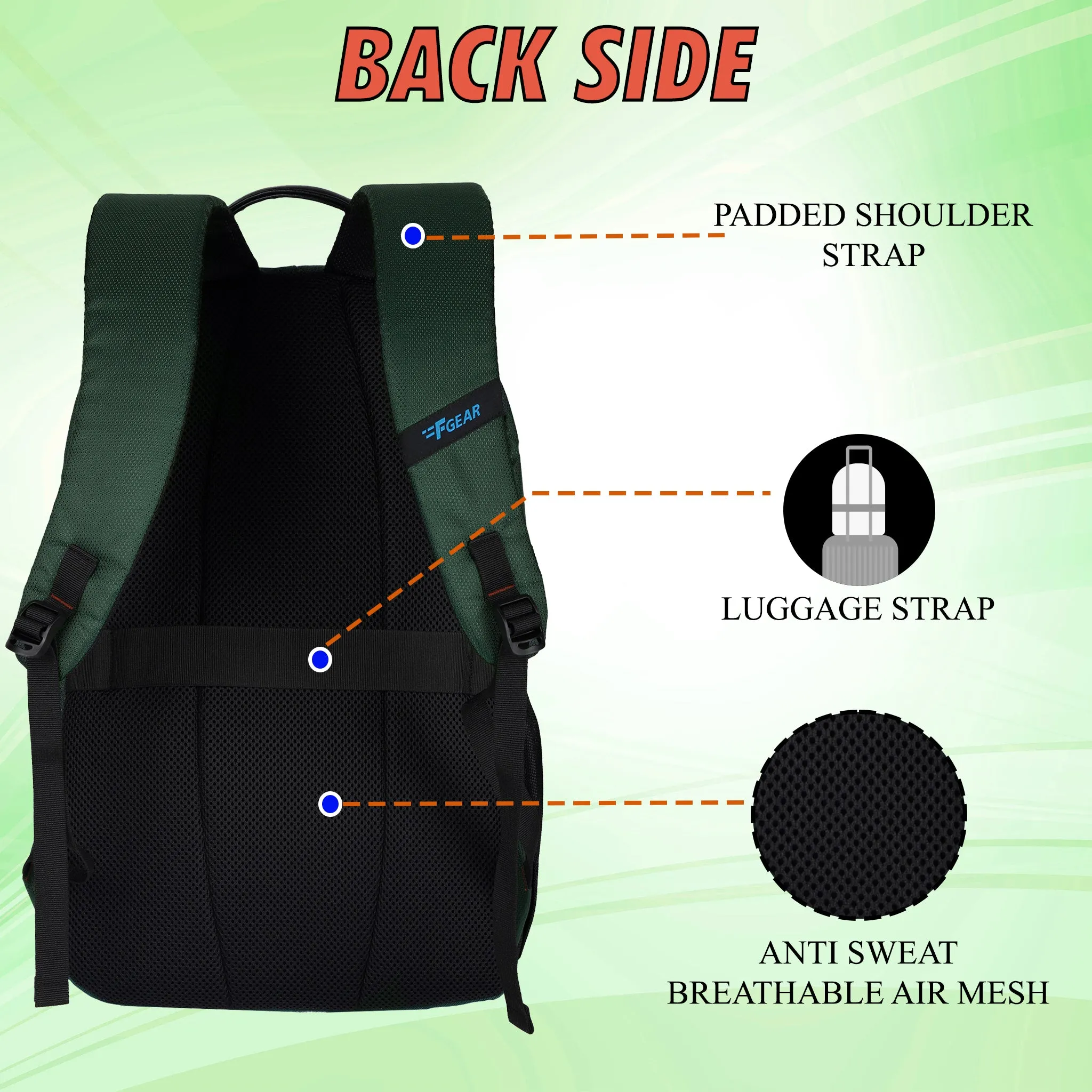 Hank 26L Spruce Laptop Backpack