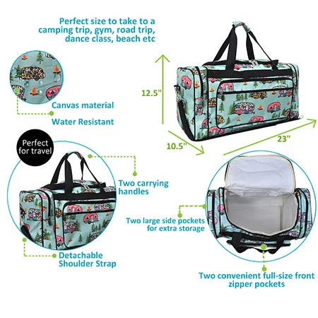 Happy Glamper NGIL Canvas 23" Duffle Bag